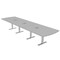 Skutchi Designs 45 in W, 166 in L, 29 in H, Engineered Wood Top, Grey HAR-AREC-46X168-T-ELEC-XD01 - alternate 1